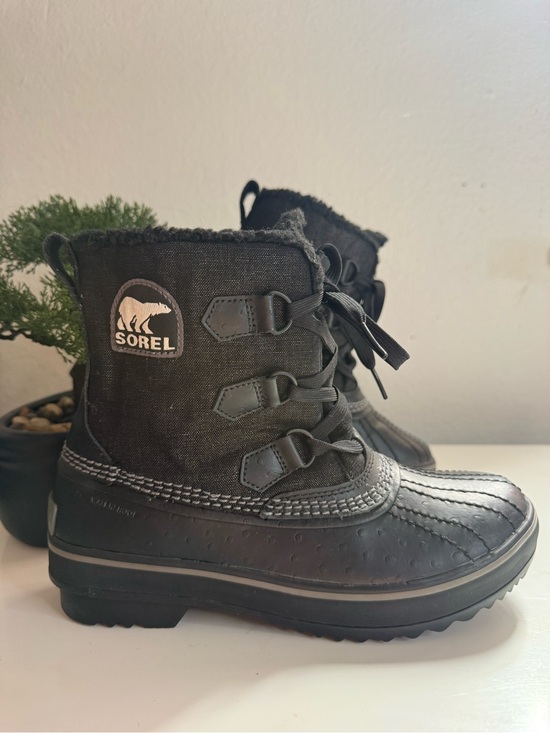 Sorel Shoes - Sorel Tívoli waterproof women size 7 black Insulated Lace-Up Winter Boots